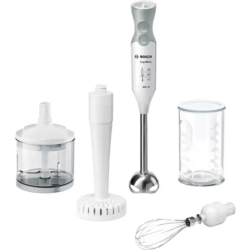 Bosch MSM66155 licuadora 0,6 L Batidora de inmersión 600 W Gris, Blanco