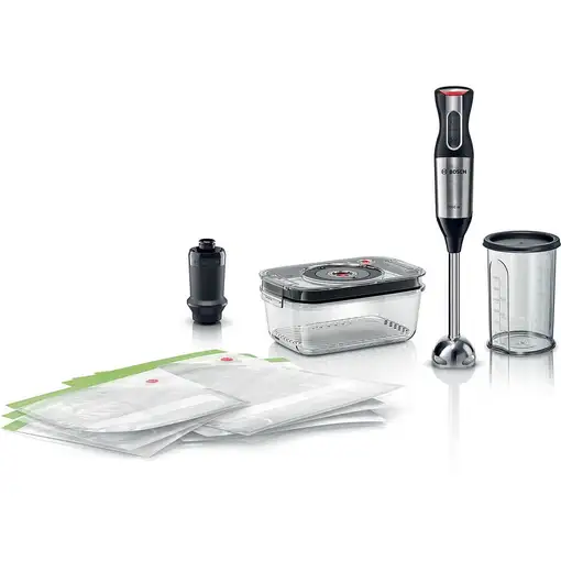 Bosch MSM6S20B 0,6 L Batidora de inmersión 1000 W Negro, Plata