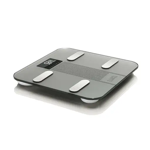 Laica PS7005 báscula de baño Rectángulo Gris, Acero inoxidable Báscula personal el
