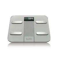 Laica PS7005 báscula de baño Rectángulo Gris, Acero inoxidable Báscula personal el