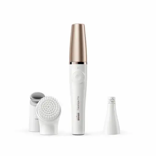 Braun FaceSpa Pro 911 10 pinzas Blanco, Bronce
