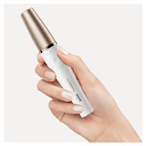 Braun FaceSpa Pro 911 10 pinzas Blanco, Bronce