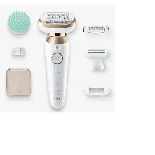 Braun Silk-épil 9 Flex 9-071 3D 40 pinzas Oro, Blanco