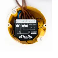 Shelly Qubino WAVE 2PM Interruptor inteligente Negro