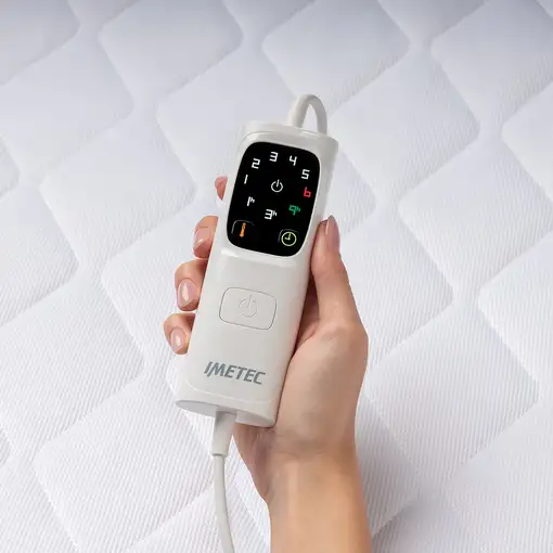 Imetec 16728 manta eléctrica y almohadilla Calentador de cama eléctrico 150 W Blan