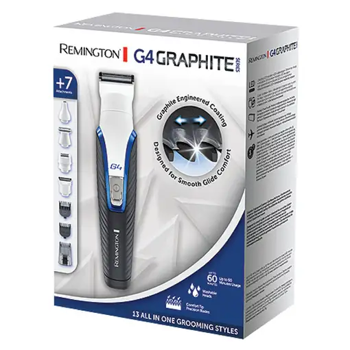 Remington G4 Graphite Negro, Azul, Blanco