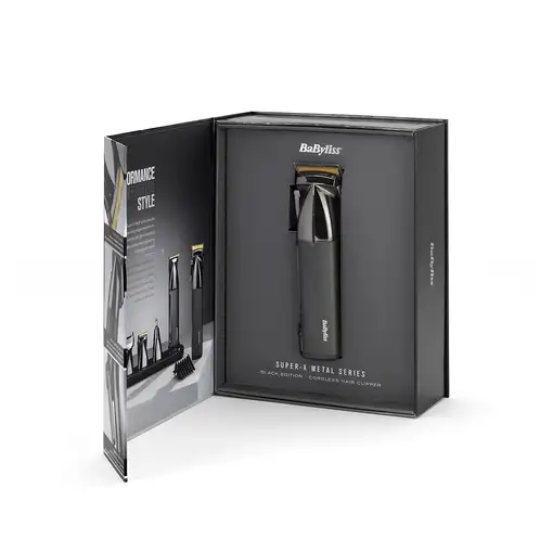 BaByliss E991E cortadora de pelo y maquinilla Negro, Cromo 5 Ión de litio