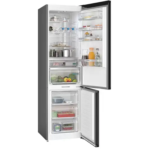 Siemens iQ500 KG39NAXCF nevera y congelador Independiente 363 L C Acero inoxidable