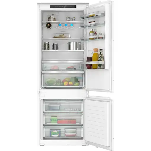 Siemens iQ300 KB96NVSE0 nevera y congelador Integrado 383 L E Blanco
