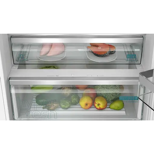 Siemens iQ300 KB96NVSE0 nevera y congelador Integrado 383 L E Blanco