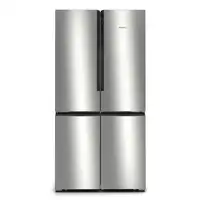 Siemens iQ300 KF96NVPEA nevera puerta lado a lado Independiente 605 L E Plata