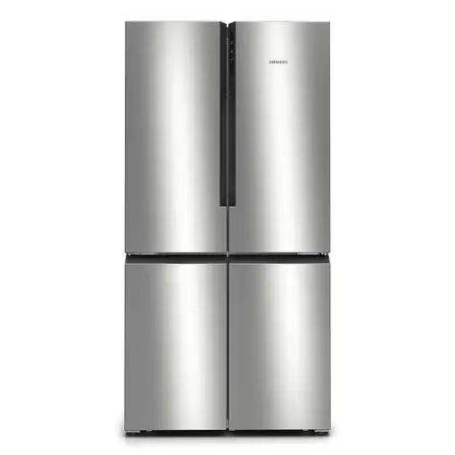 Siemens iQ300 KF96NVPEA nevera puerta lado a lado Independiente 605 L E Plata