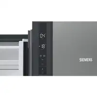 Siemens iQ300 KF96NVPEA nevera puerta lado a lado Independiente 605 L E Plata