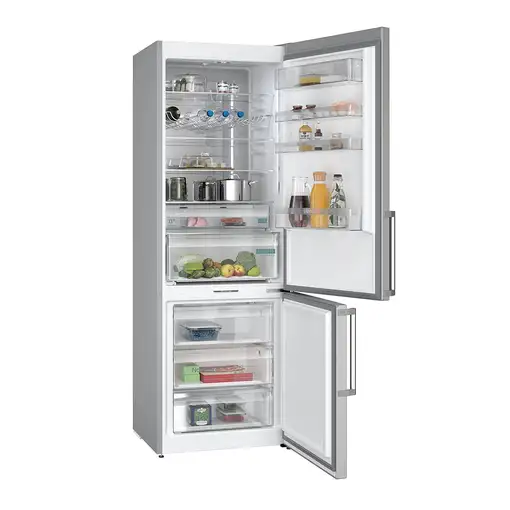 Siemens iQ500 KG49NAICT nevera y congelador Independiente 440 L C Acero inoxidable
