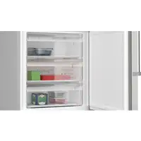 Siemens iQ500 KG49NAICT nevera y congelador Independiente 440 L C Acero inoxidable