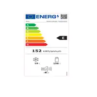 Beko BSSA210K4SN nevera combi Integrado 175 L E Blanco