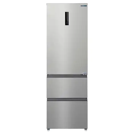 Infiniton FRD-401T91XEM nevera combi Independiente 401 L E Acero inoxidable
