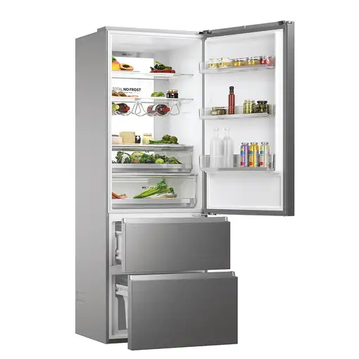 Haier 3D 70 Serie 7 HTW7720DNMP Independiente 486 L D Platino, Acero inoxidable