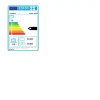 Candy Idea FIDC X532 70 L Negro, Acero inoxidable