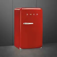 Smeg FAB10RRD6 frigorífico Independiente 105 L D Rojo
