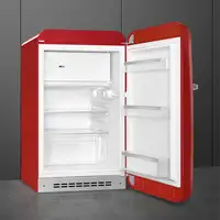 Smeg FAB10RRD6 frigorífico Independiente 105 L D Rojo