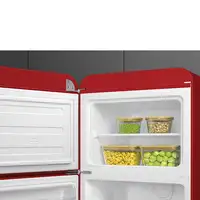 Smeg FAB30LRD5 nevera y congelador Independiente 294 L D Rojo
