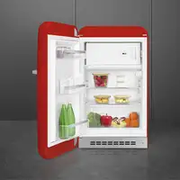Smeg FAB10LRD6 frigorífico Independiente 105 L D Rojo