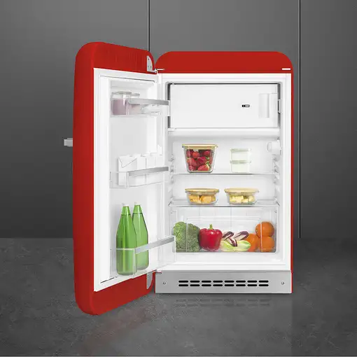 Smeg FAB10LRD6 frigorífico Independiente 105 L D Rojo