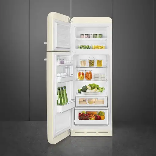 Smeg FAB30LCR5 nevera y congelador Independiente 294 L D Crema de color