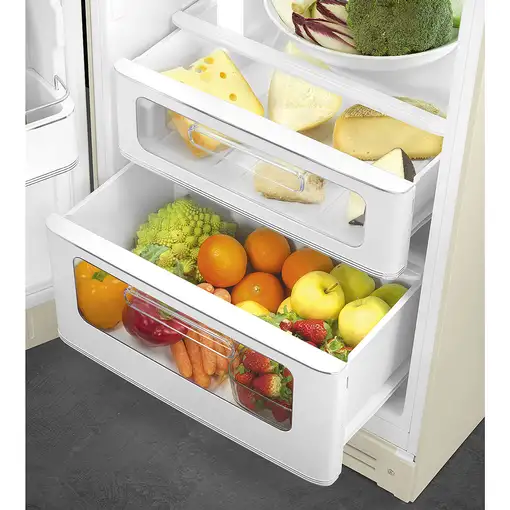 Smeg FAB30LCR5 nevera y congelador Independiente 294 L D Crema de color