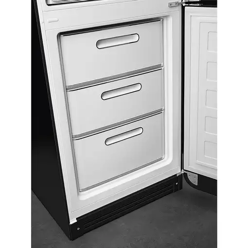 Smeg FAB32RBL5 nevera y congelador Independiente 331 L D Negro