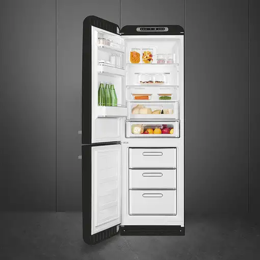 Smeg FAB32LBL5 nevera y congelador Independiente 331 L D Negro