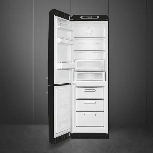 Smeg FAB32LBL5 nevera y congelador Independiente 331 L D Negro