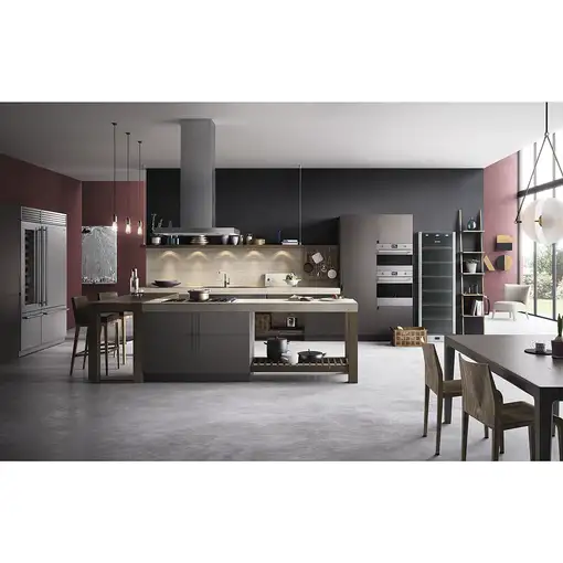 Smeg SCV115A enfriador de vino Nevera de vino Independiente Negro 197 botella(s)