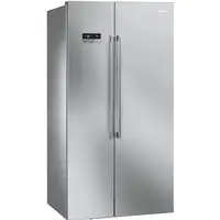 Smeg SBS63XDF nevera puerta lado a lado Independiente 580 L F Acero inoxidable