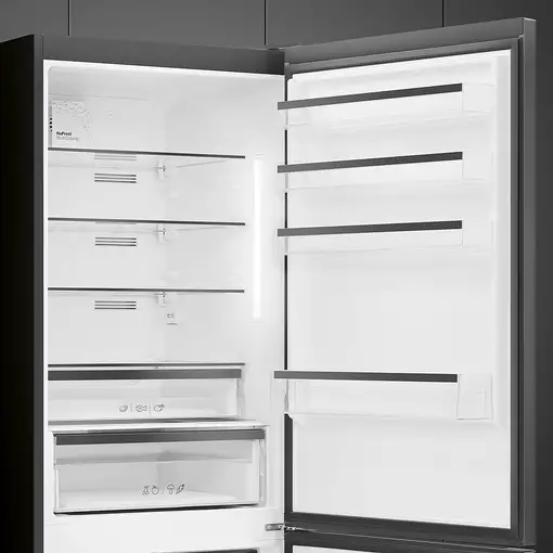 Smeg FC48KDND nevera y congelador Independiente 481 L D Acero inoxidable