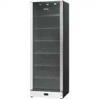 Smeg SCV115AS enfriador de vino Nevera de vino Independiente Negro, Acero inoxidab