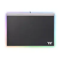 Thermaltake Argent MP1 RGB Alfombrilla de ratón para juegos Negro, Titanio