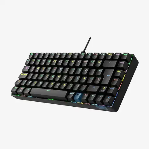 Hiditec GKE010006 teclado Juego USB + RF Wireless + Bluetooth QWERTY Español Negro