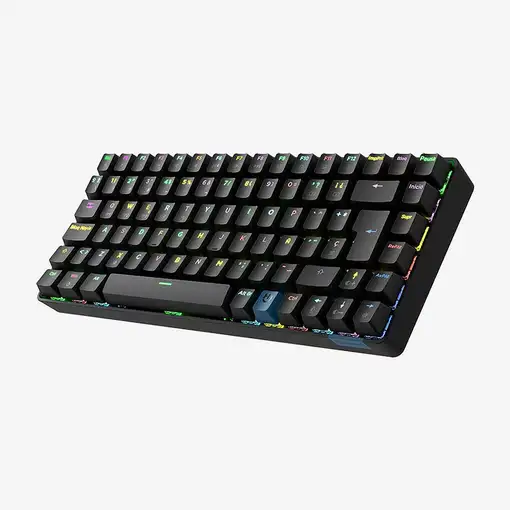 Hiditec GKE010005 teclado Juego USB + RF Wireless + Bluetooth QWERTY Español Negro