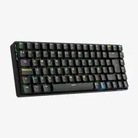 Hiditec GKE010005 teclado Juego USB + RF Wireless + Bluetooth QWERTY Español Negro