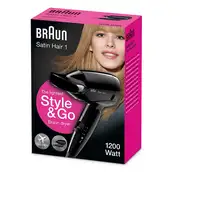 Braun HD130 secador 1200 W Negro