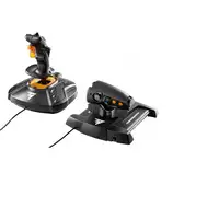 Thrustmaster T-16000M FCS Hotas Negro, Naranja USB Palanca de mando Analógico/Digi