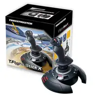 Thrustmaster T.Flight Stick X Negro, Rojo, Plata USB Palanca de mando Analógico PC
