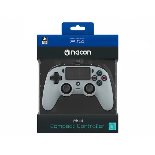 NACON PS4OFCPADGREY mando y volante Gris USB Gamepad Analógico/Digital PC, PlaySta