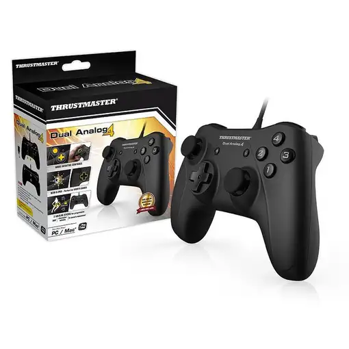 Thrustmaster Dual Analog 4 Negro USB Gamepad Analógico PC
