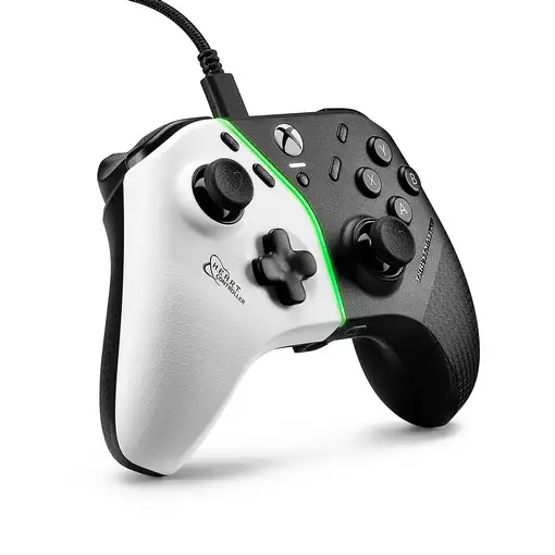 Thrustmaster H.E.A.R.T. Negro, Blanco USB Gamepad PC, Xbox One, Xbox One S, Xbox O