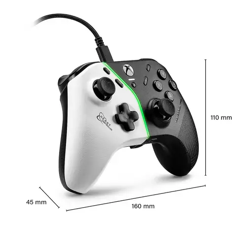 Thrustmaster H.E.A.R.T. Negro, Blanco USB Gamepad PC, Xbox One, Xbox One S, Xbox O
