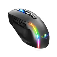 Spirit of Gamer S-EM50BK ratón Juego mano derecha RF Wireless + Bluetooth + USB Ty