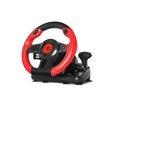Spirit of Gamer Race Wheel Pro 1 Negro, Rojo USB Volante + Pedales Analógico/Digit